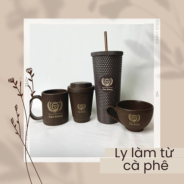 Cốc bã cafe - Quà tặng KNK Việt Nam- Công Ty Cổ Phần Thương Mại KNK Việt Nam